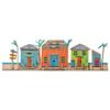 BLACK FOREST DECOR Caribbean Village Wall Art view 1