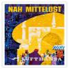 Lufthansa - Near Middle East - Markets - Vintage Airline Travel Poster c.1970s - Fine Art Matte Paper Print (Unframed) 11x14in view 1