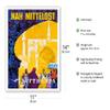 Lufthansa - Near Middle East - Markets - Vintage Airline Travel Poster c.1970s - Fine Art Matte Paper Print (Unframed) 11x14in view 2