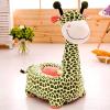 HWOEK Children's Chair Sofa Cartoon Giraffe Seat Learn Children's Chair Learning to Sit Floor Seat, for Girls Boys Kindergarten Baby Seat Posture Comfortable for 3-16,Green,Riding Style view 1