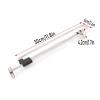 SOBS Retractable Pull Out Clothes Hanger Rail Hang Rod Telescopic Cabinet Sliding Racks, Multi-Function Clothes Hanger Rail/Towel Rail/Extending Rail/Storage Organiser for Closet (Size : 30cm11.8in) view 2