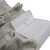 TWOPAGES Metallic Pinch Pleat Curtain Panel 84 Inches Long, Shimmer Silver Darkening Window Drape for Sliding Glass Door Living Room Girls Room, Oak view 2