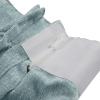 TWOPAGES Metallic Pinch Pleat Curtain Panel 84 Inches Long, Shimmer Silver Darkening Window Drape for Sliding Glass Door Living Room Girls Room, Sea Angel view 2