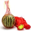 Evealyn Watermelon Nets, 100 Pack Hanging Watermelon Support Nets Melon Bags Reusable Fruit Melon Garden Nylon Netting for Hanging Watermelons Produce Bags (23.6 in), Red, lc--007 view 1