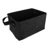 Zerodeko 1pc Reusable Storage Basket for Clothes Toys Books Container Handles for Easy Carrying Felt Material for Home Organization view 1