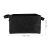 Zerodeko 1pc Reusable Storage Basket for Clothes Toys Books Container Handles for Easy Carrying Felt Material for Home Organization view 2