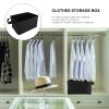 Zerodeko 1pc Reusable Storage Basket for Clothes Toys Books Container Handles for Easy Carrying Felt Material for Home Organization view 4