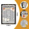 Graduation Party Games - This Or That Game Cards for The Graduate - Graduation Party Decorations 2024 - Gold & Black Grad Celebrations Party Supplies for High School/College - 30 Game Cards(F02) view 2