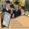Graduation Party Games - This Or That Game Cards for The Graduate - Graduation Party Decorations 2024 - Gold & Black Grad Celebrations Party Supplies for High School/College - 30 Game Cards(F02) view 4