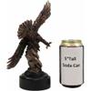 9.25" Tall Wings of Glory Swooping Broad Winged Bald Eagle Cliff Rocks Statue view 4
