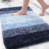 Arotive Microfiber Bathroom Rugs, Shaggy Soft and Absorbent Bath Rug, Non-Slip, Thick Plush Machine Washable Dry Bath Mats for Bathroom, Tub and Shower, 30x20, Blue, Rectangular view 1