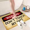 Funny Warning Doormat- Don't Touch My Sh*t view 4