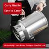 201 Stainless Steel Milk Can, Heavy Duty Wine Pail Transport Bucket Milk Jug Oil Barrel Dairy Pot Tea Canister with Sealed Lid Liquid Solid Storage(5-88L),24L view 4