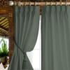 Archu Sheets Triple Pinch Pleated with Hanging Hook Curtains Living Room Patio Sliding Door Extra Long Drapes (Dark Grey Solid, 52 Inch Wide by 63 Inch Long- 1 Panel) view 1
