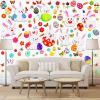 Capoda 103 Pcs/ 6 Sheets Easter Wall Decals Easter Bunnies Rabbit Eggs Wall Stickers Large Room Mural Window Decoration Clings for Home Office Classroom Party Decor, 8.3 x 11.4 Inch view 3