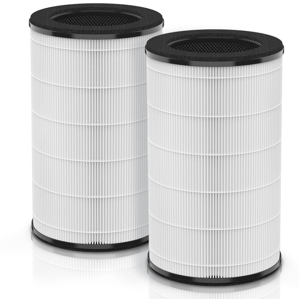 [UPGRADED] AP-PET35-WT AP-T30FL Replacement Filter Compatible with HoMedics Air Pu-rifier Filter, Replacement AP-T30 AP-T30WT AP-PET35 AP-PET35-WT, Part# AP-T30FL AP-PET35FL w/True HEPA, 2-Pack