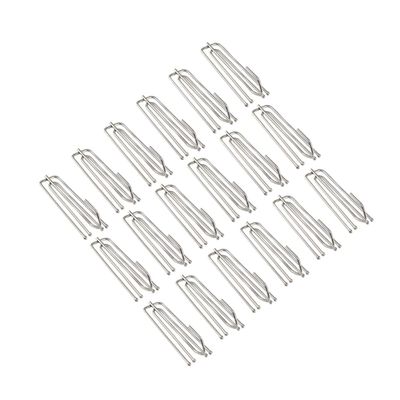 1set Stainless Steel Four Curtain Pleater Hooks Sliding Hooks for Curtains Draperies Valances Smooth for Home Decor