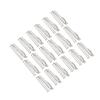 1set Stainless Steel Four Curtain Pleater Hooks Sliding Hooks for Curtains Draperies Valances Smooth for Home Decor view 1