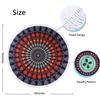 Benefeet Sox Beach Towel Large Round Beach Blanket Microfiber Quick Dry Pool Towels Tassels Throw Bohemian Roundie Swim Pool Circle Towel, 59 Inches-Blue Orange view 4