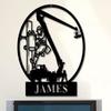 by Unbranded Personalized Lineman Gift, Linemen Gift for Him, Front Door Wreaths, Last Name Metal Sign, Metal Wall Decor, Lineman Gifts, Linemen Gifts view 1