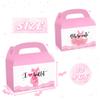 Roaring Good Time 12 PCS Ballerina Party Favor Boxes Treat Candy Goodie Bags Ballerina Party Bags Mama Mia for Baby Shower Birthday Decoration Dancing Decoration Supplies view 2