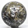 52mm 215g Multicolor Sphalerite Sphere Polished Natural Garnet Blende Gemstone Crystal Mineral Collectible UV Reactive Cluster Geode Ball - China + Stand view 2