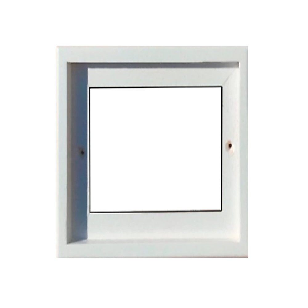15cm x 4.8cm Hand-painted Italian Red Rose Ceramic House Numbers Tiles, Letters & Frames (White 3 Tile Frame)
