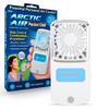 Arctic Air Portable Fan, Pocket Chill Handheld Mini Fan, Rechargeable Personal Air Cooler with Hydro-Chill Technology, 3 Speeds & Built-in-Kickstand, Cordless for Travel, Indoor or Outdoor Use view 1