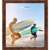 Poster Palooza 14x22 Traditional Walnut Complete Wood Picture Frame with UV Acrylic Plexiglass, Foam Board Backing & Hardware Included view 4