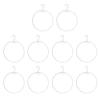 10pcs Bikini Hanger Round Bikini Rack Women Briefs Hanger Underwear Drying Rack Women Briefs Showing Underwear Drying Shelf Showing Display Stands view 1