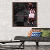 Trends International Michael Jordan - Can't Accept Not Trying Wall Poster, 22.375" x 34", Mahogany Framed Version view 2