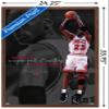 Trends International Michael Jordan - Can't Accept Not Trying Wall Poster, 22.375" x 34", Mahogany Framed Version view 3