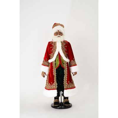 Katherine's Collection 2022 Father Christmas Trimmings Doll (POC), 37"