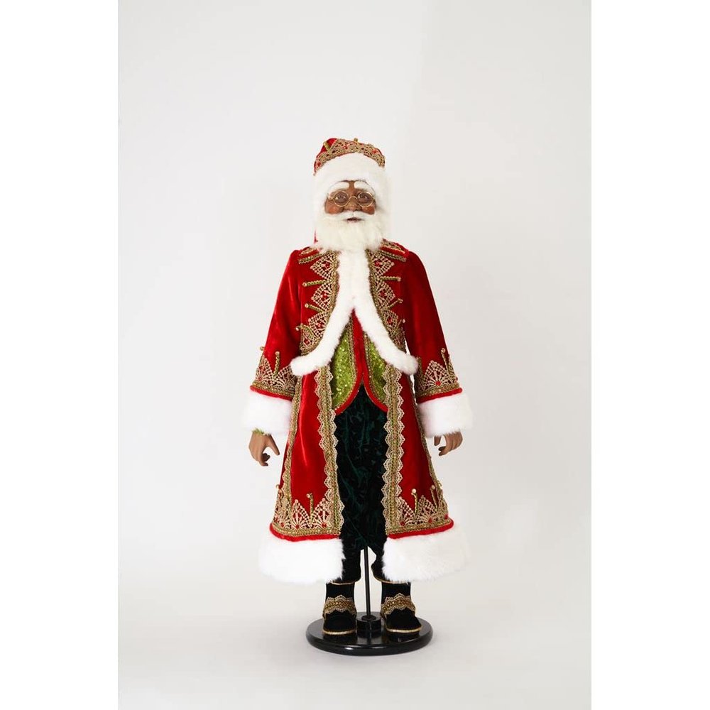 Katherine's Collection 2022 Father Christmas Trimmings Doll (POC), 37"