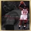 Trends International Michael Jordan - Can't Accept Not Trying Wall Poster, 14.725" x 22.375", Gold Framed Version view 1