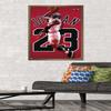 Trends International Michael Jordan - Jersey Wall Poster, 22.375" x 34", Bronze Framed Version view 2