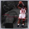Trends International Michael Jordan - Can't Accept Not Trying Wall Poster, 22.375" x 34", Silver Framed Version view 1