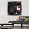 Trends International Michael Jordan - Can't Accept Not Trying Wall Poster, 22.375" x 34", Silver Framed Version view 2