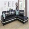 Beverly Fine Furniture Andes Microfiber with Faux Sofas, Latte view 1