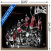 Trends International Michael Jordan - Fly Wall Poster, 22.375" x 34", Bronze Framed Version view 3