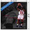 Trends International Michael Jordan - Can't Accept Not Trying Wall Poster, 14.725" x 22.375", Black Framed Version view 3