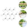 10pcs Stainless Steel Windproof Quilt Clips Clothes Fixing Clamps for Blankets Towels Pants High Elasticity Smooth Edges Secure Grip up view 4