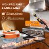 Hapyvergo 2500W Handheld Steam Cleaner, Pressurized Steam Cleaning Machine with 3 Brush Heads, 20s Heat Up, 1L Tank, Multipurpose Mini Portable Steamer for Tile, Grout, Furniture, Kitchen, Car, Home view 4