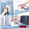 KEDEMAS Portable Steamer Iron, 1300W Travel Mini Iron, Ideal for All Fabrics, Horizontal, Vertical and Dry Ironing 40s Fast Heat-up ONLY FOR 120V (Red) view 3