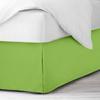 100% Cotton 600 Thread Count Dust Ruffled Classic Tailored Styling Pleated Bed Skirt, 1 Piece Box Pleated Bed Skirt 12" Drop Length (Queen Size, Sage) view 3