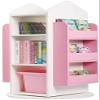 360 Rotation BookshelfMulti-Layer Bookcase Shelf Storage Suitable for Living Room Bedroom Home Office Bookshelves view 1