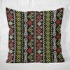 Shenywell Throw Pillow Decor Square 18x18 Inch Tribal Art Boho Style Dark Red Black White Easter Rustic Decorative Cushion Cover Printed Pillowcase Cover Home Sofa Living Room view 3