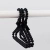 LUMoony 2Pcs Fashion Plastic Pearl Bow Clothes Clothing Hanger Hangers for Kids Children Pet Dog Faux Pearl Bow Clothes Hangers Plastic Pearl Beaded Bow Clothes Dress Coat Hanger view 1