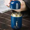 10cm Ceramic Tea CaddyTravel Tea Storage Box Vintage Jar Tea Storage Containers view 3