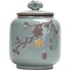 14.5cm Ceramic Sealed Tea Box Storage Tank Portable Tea Storage Tea Caddy Tea Jar view 1